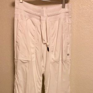 Lululemon Studio Pant III lined in White